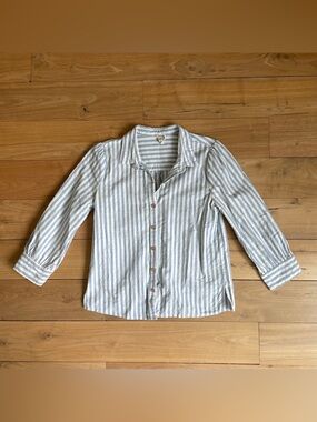 Mo:Vint Light Blue Stripe Button-Down Shirt